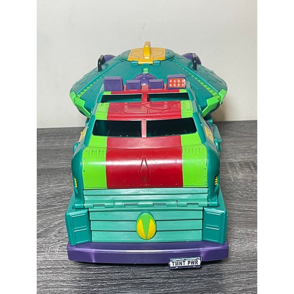 Rise Of The Teenage Mutant Ninja Turtles Party Wagon UFO Vehicle Playmates USED